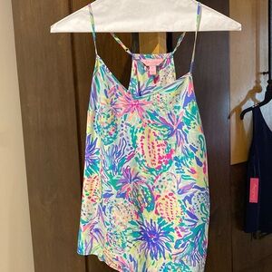 Lilly Pulitzer silk top. XS